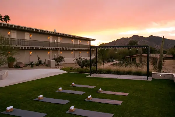 Sunrise yoga at Civana