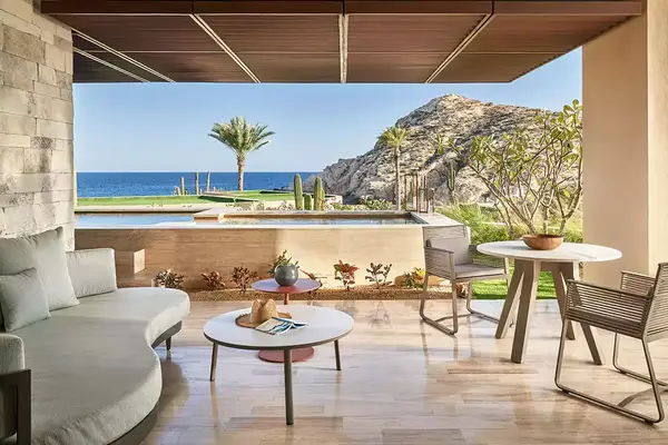 suite patio at Montage Los Cabos