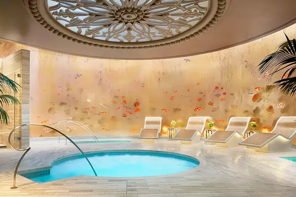 Wet area at the spa at The Wynn, Las Vegas