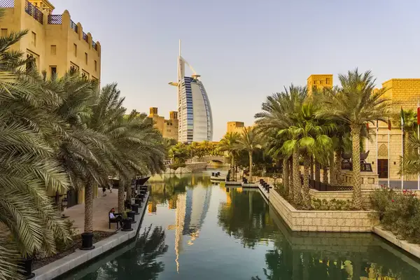 View of Souk Madinat in Dubai