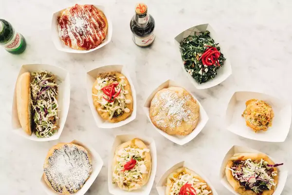 Indian tacos and desserts from Off The Rez in Seattle