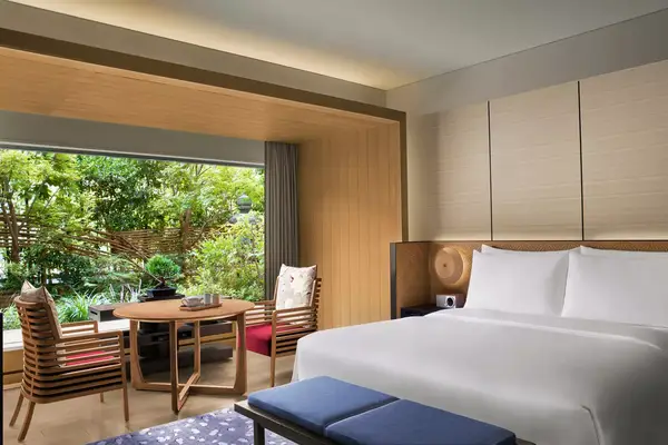 Guest room in Ritz Carlton Kyoto