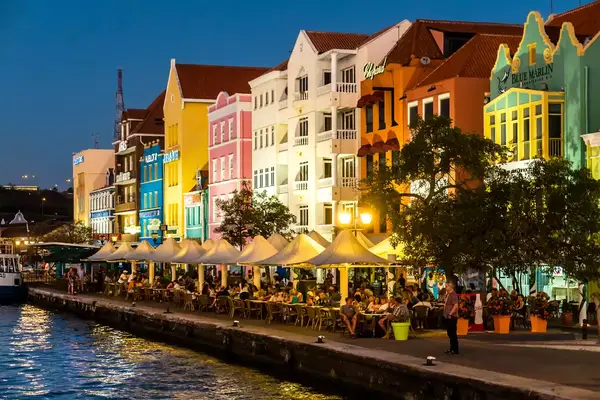 Willemstad at night