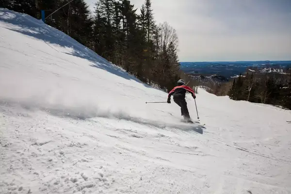 A skier at Mont Tremblant