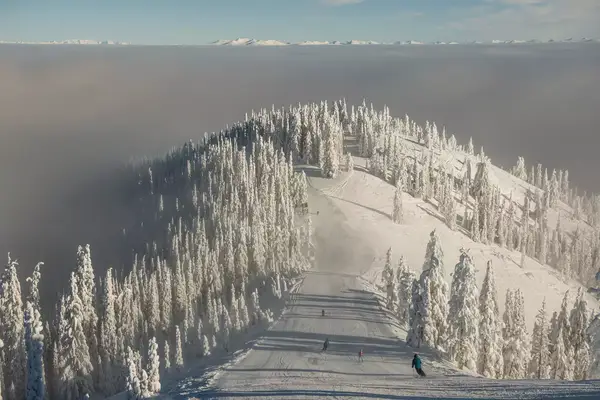 Downhill skiing at Red Mountain Resort