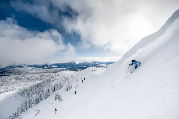 Downhill skiing at Big White Ski Resort