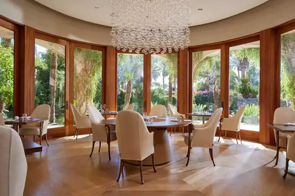 Dining room at Nobu restaurant, Sensei Porcupine Creek in California