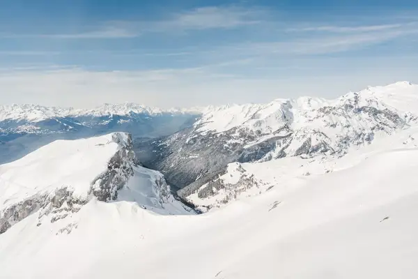 A glacier and ski area in Switzerland