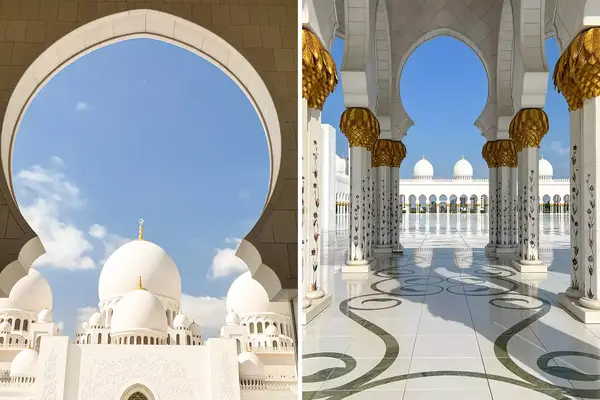 Architecture inside the great mosque