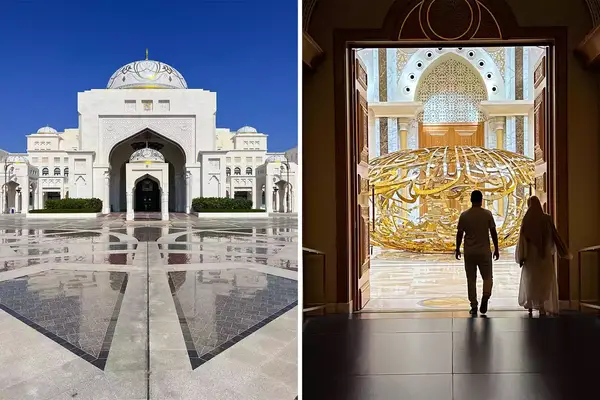 Architecture and sculpture in Qasr Al Watan