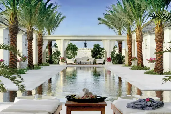 Spa pool at the Palms