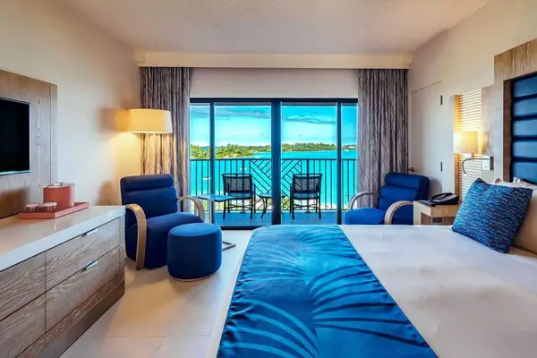 Interior guest suite at Grotto Bay Beach Resort & Spa
