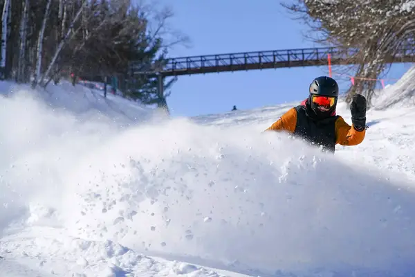 Skier at Afton Alps, Minnesota