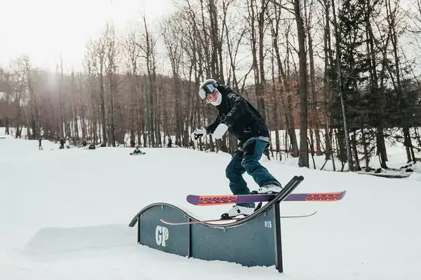 Skier at Granite Peak, Wausau, Wisconsin