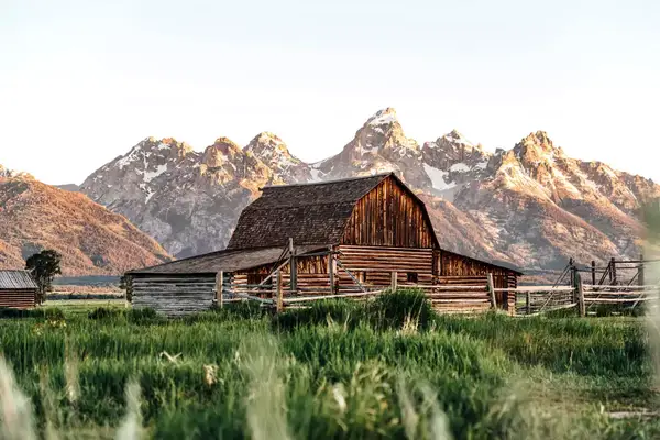 Abandoned barn in Grand Teton National Park