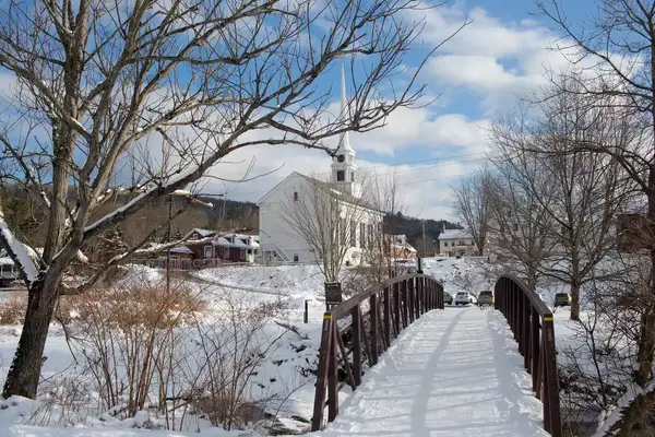 Views of the bucolic village of Stowe, as seen on March 1, 2020 in Stowe, Vermont.