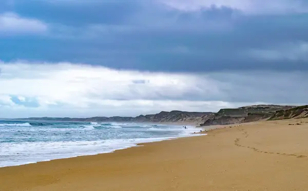 Houghton M. Roberts Beach on a Cloudy Day 