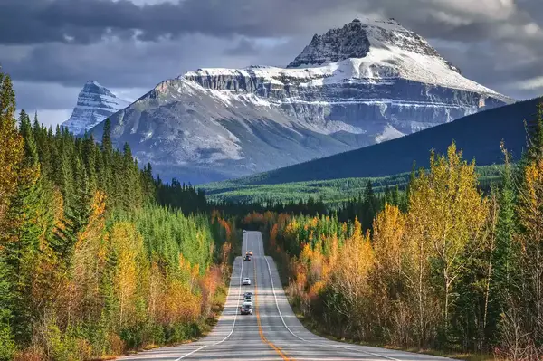 Icefields Parkway in Canada 