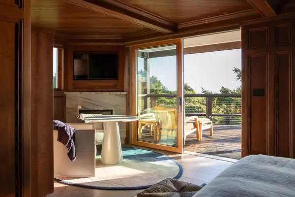 Guest room at Sacred Rock Inn