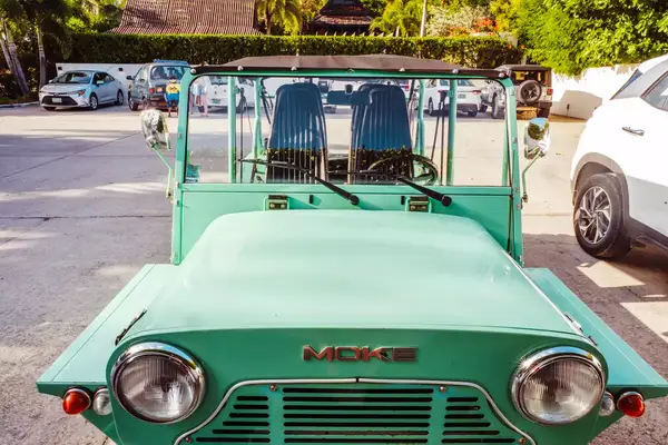 A moke on Anguilla