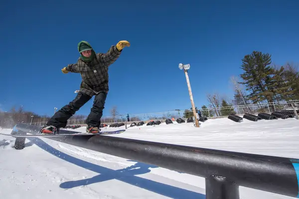 Skiing and Snowboarding at Titus Mountain Family Ski Center in Malone- Adirondacks Region