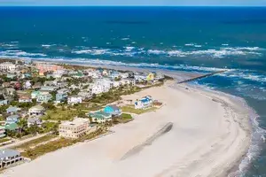 A beach in St. Augustine, Florida 