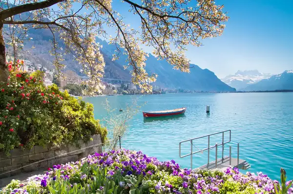  Lake Geneva in Switzerland
