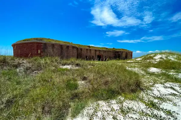  Fort Massachusetts located on Ship Island in the Gulf of Mexico