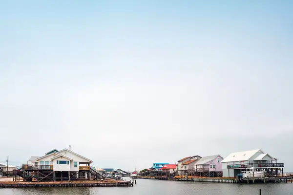 Waterfront homes - Dauphin Island, Alabama, USA