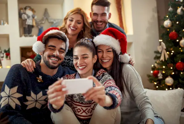 Christmas selfie