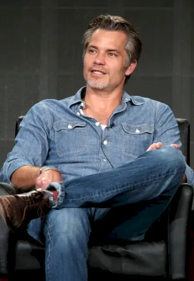 timothy olyphant speaks onstage during 
