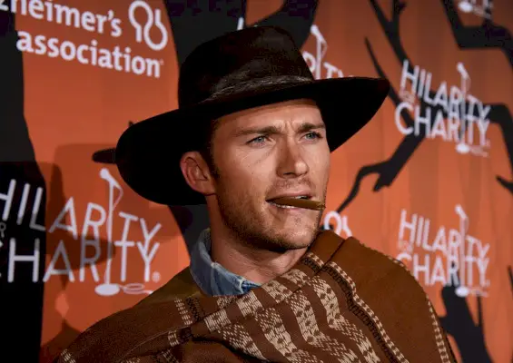 Cowboy hat, Headgear, Hat, Fashion accessory, Moustache, 