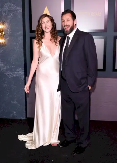 us actor director adam sandler and his wife jackie sandler arrive for the academy of motion picture arts and sciences 13th annual governors awards at the fairmont century plaza in los angeles on november 19, 2022 photo by tommaso boddi afp photo by tommaso boddiafp via getty images