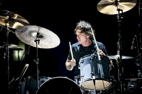 Matt Flynn of Maroon 5 performs live at Mediolanum Forum...