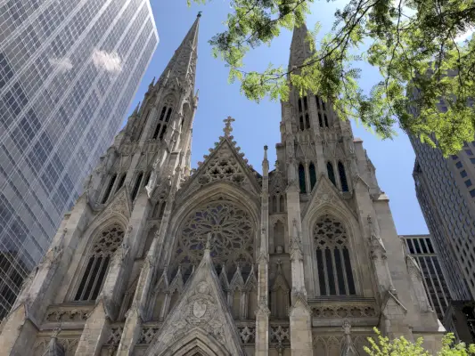 illustration of st patrick pointing to snakes