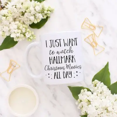 Hallmark Christmas Movie Watching Mug