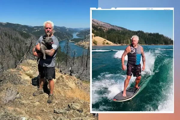 Guy Fieri vacation photos 