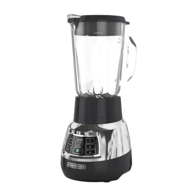 BLACK+DECKER Quiet Blender with Cyclone® Glass Jar 