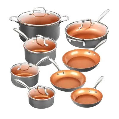 Gotham Steel Pro Cookware 8 - Piece Set 
