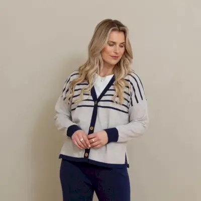 Kite Sandbanks Knit Cardigan Oatmeal Marl