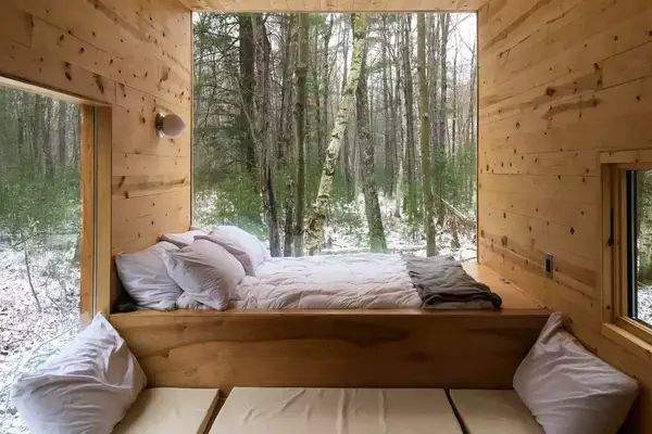 Tiny house rental available on Airbnb