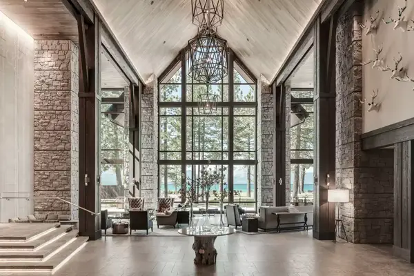 Grand lobby at Edgewood Tahoe Resort