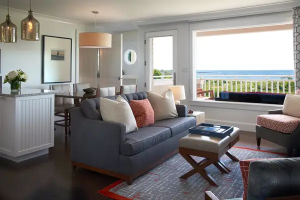 Living room suite at Inn by the Sea