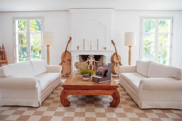 Lounge area at Villa Bokeh