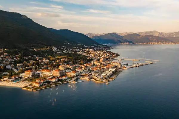 Aerial view of the One&Only Portonovi resort in Montenegro
