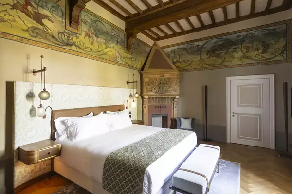 A suite at a hotel in Umbria, Italy