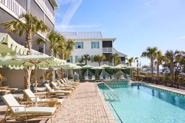 The pool at The Dunlin hotel, in South Carolina.