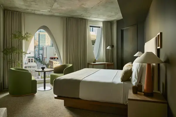 Populus Hotel bedroom