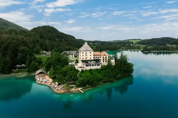 A hotel in Austria set in a castle