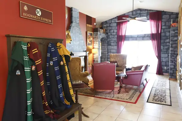 The living room at the Wizarding Home-Kissimmee, Florida, United States